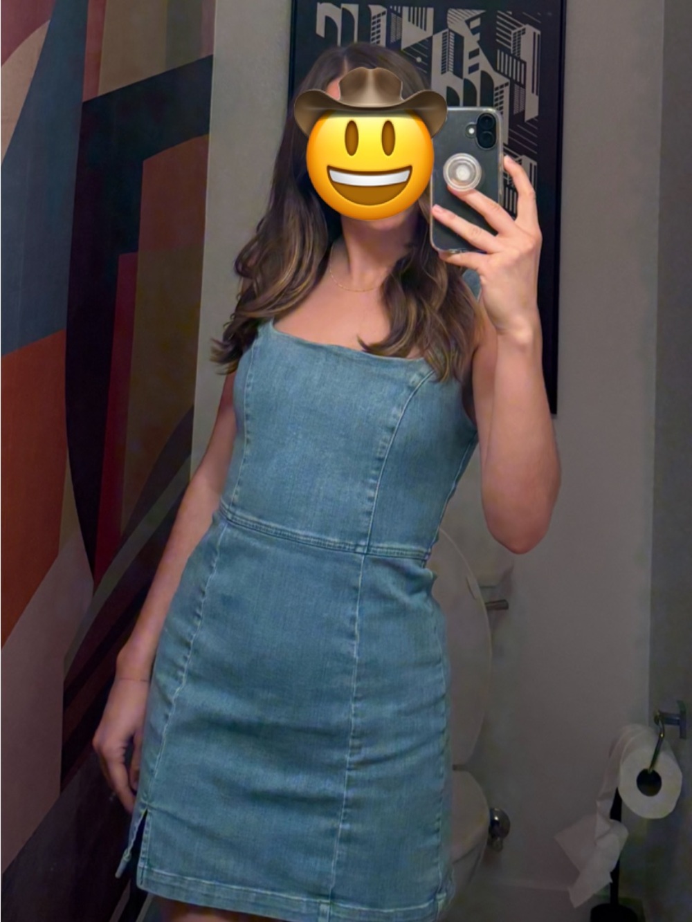 Reformation Denim Mini Dress